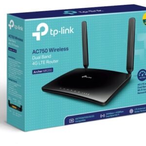 Router Inalambrico TP-Link Archer MR200 AC750 SIM 4G LTE FDD/TDD Dual Band 5GHz/2.4GHz 2 Antenas